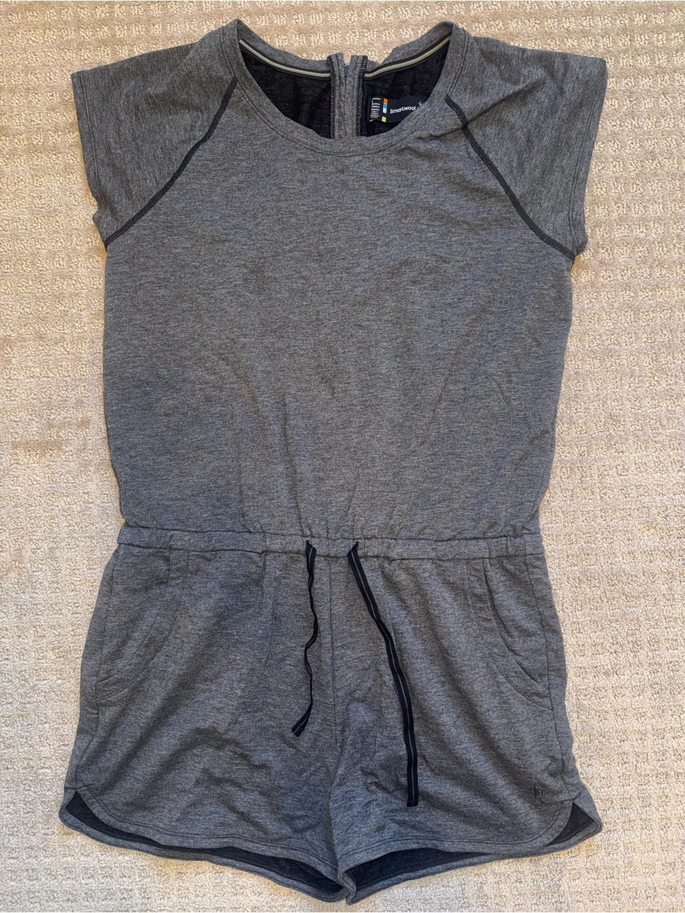 Smartwool Active Reset Romper gray size large